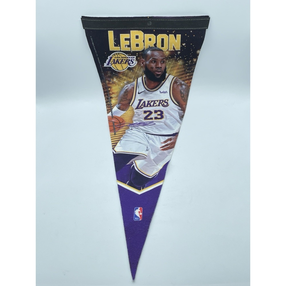 LeBron James Los Angeles Lakers WinCraft Roll & Go Premium NBA Player Pennant